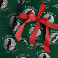 Funny F Caw F Wrapping Paper Roll When Some Asked Him About Black Crow Moon Gothic - Wonder Print Shop