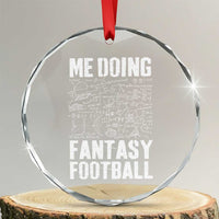Funny Fantasy Football Crystal Glass Ornament Draft Party Commish FFL Vintage Touchdown Season TS10
