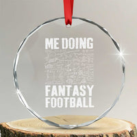 Funny Fantasy Football Crystal Glass Ornament Draft Party Commish FFL Vintage Touchdown Season TS10