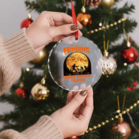 Funny Fencing Halloween Crystal Glass Ornament You Call It Fencing Zombie Survival TS14