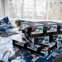Funny Fire Breathing Loon Wrapping Paper Roll No Ice Please
