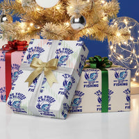 Funny Fisherman Wrapping Paper Roll The Voices In My Head Are Telling Me To Go Fishing - Wonder Print Shop