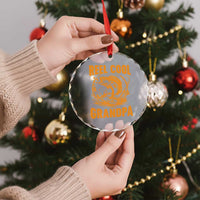 Funny Fishing Vintage Reel Cool Grandpa Crystal Glass Ornament - Wonder Print Shop