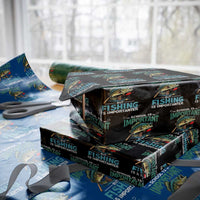 Funny Fishing Wrapping Paper Roll School Is Important But Fishing Is Importanter Bass Fisherman - Wonder Print Shop