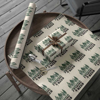 Funny Forest Disc Golf Humor Fcking Trees Wrapping Paper Roll