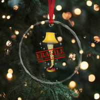 Funny Fragile That Must Be Italian Xmas Movie Crystal Glass Ornament TS11