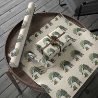 Funny Frog Protest Comic Graphic Wrapping Paper Roll Ribbit Resist Stand Against - Wonder Print Shop