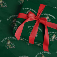Funny Frog St Patricks Day Meme Wrapping Paper Roll Off To Start The Shenanigans