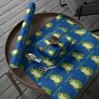 Funny Frogtifa Wrapping Paper Roll Resist Frog Protest Against Fascism - Wonder Print Shop