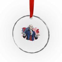 Funny George Washington 67 Crystal Glass Ornament Six Seven Meme Gen Alpha Slang TS11