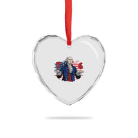 Funny George Washington 67 Heart Crystal Glass Ornament Six Seven Meme Gen Alpha Slang - Wonder Print Shop