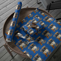 Funny Ghost Wrapping Paper Roll It's Tricky Tricky Tricky 90s Nostalgia Halloween Costume - Wonder Print Shop