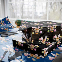 Funny Giraffe Bunny Wrapping Paper Roll Happy Easter Day Sunday - Wonder Print Shop