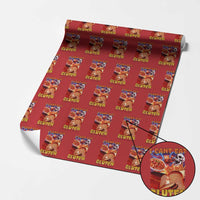 Funny Gluten Intolerance Wrapping Paper Roll I Can't Eat Gluten It Makes My Tummy Hurt Skeleton Meme - Wonder Print Shop
