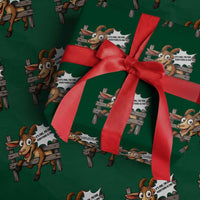 Funny Goat Wrapping Paper Roll It Is Fine I Am Fine Everything Is Fine - Wonder Print Shop