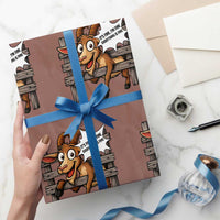 Funny Goat Wrapping Paper Roll It Is Fine I Am Fine Everything Is Fine - Wonder Print Shop