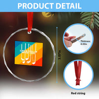 Funny Golf Clubs Crystal Glass Ornament Life Is Full Of Important Choices TS12