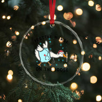 Funny Goose Nurse Christmas Crystal Glass Ornament Festive Nurses On The Loose TS14
