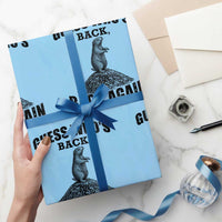 Funny Groundhog Day Wrapping Paper Roll Retro Guess Whos Back - Wonder Print Shop