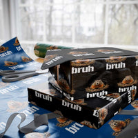Funny Groundhog Wrapping Paper Roll Ground Hog Meme Lover Bruh Groundhog Day - Wonder Print Shop