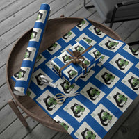 Funny Grumpy Frog Japanese St Patricks Day Wrapping Paper Roll
