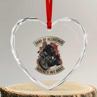 Funny Grumpy Old Biker Heart Crystal Glass Ornament Sons Of Alzheimer Where Is My Bike - Wonder Print Shop
