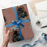 Funny Grumpy Old Biker Wrapping Paper Roll Sons Of Alzheimer Where Is My Bike - Wonder Print Shop