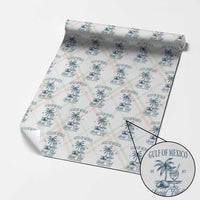 Funny Gulf Of Mexico Social Club Stay Salty Always And Forever Wrapping Paper Roll Coconut Tree Cocktail - Wonder Print Shop