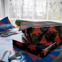 Funny Guns Christmas Wrapping Paper Roll 2nd Amendment Xmas Tree Gun Lovers - Wonder Print Shop
