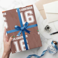 Funny Gus Lightbeer 16 Wrapping Paper Roll Ireland Irish Name St. Patricks Day Drinking Pub - Wonder Print Shop