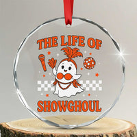 Funny Halloween Costume Showgirl Crystal Glass Ornament The Life of A Showghoul Cute Ghost TS10