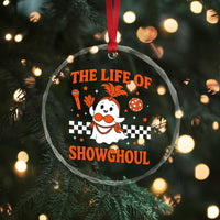 Funny Halloween Costume Showgirl Crystal Glass Ornament The Life of A Showghoul Cute Ghost TS10