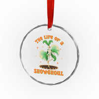 Funny Halloween Costume Showgirl Crystal Glass Ornament The Life of A Showghoul Slay Skeleton Girl TS10
