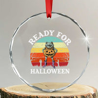 Funny Halloween Frog Crystal Glass Ornament Retro Spooky Season Funny Frogs Costume TS10