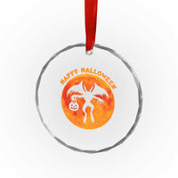 Funny Halloween Mothman Cryptid Creatures Crystal Glass Ornament TS11