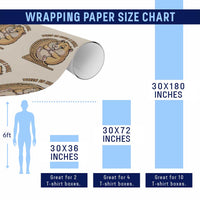 Funny Hamster This Is How I Roll Wrapping Paper Roll Cute Rodent Wheel Meme