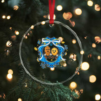 Funny Hanukkah Crystal Glass Ornament Challah And Latke Cute Food Lover Gift TS12