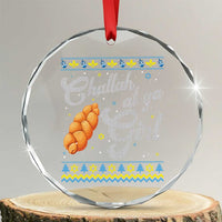 Funny Hanukkah Crystal Glass Ornament Challah At Ya Girl TS09