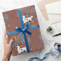 Funny Happy Hanukkah Llama Be Our Guest For Eight Nights Gift Wrapping Paper Roll Funny Hanukkah Gift - Wonder Print Shop