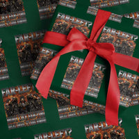 Funny Hard Skeleton Meme Bootleg Wrapping Paper Roll Far Left? More Like Farting - Wonder Print Shop