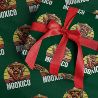 Funny Highland Cow MooXico Wrapping Paper Roll Cinco De Mayo Fiesta Party