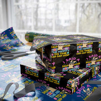 Funny Hip Hop Hippity Easter Bunny Wrapping Paper Roll - Wonder Print Shop