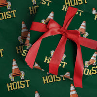 Funny Hoist The Cone Trophy Wrapping Paper Roll IYKYK Meme Sports Fan Victory Celebration