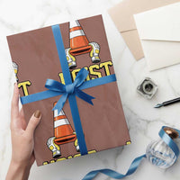 Funny Hoist The Cone Trophy Wrapping Paper Roll IYKYK Meme Sports Fan Victory Celebration