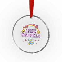 Funny I Bleach My Stink Wrinkle Crystal Glass Ornament Gag Adult Humor Rainbow Bleach Bottle TS11