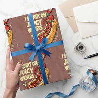 Funny I Squirt On Juicy Wieners Wrapping Paper Roll Inappropriate Dirty Adult Humor Hot Dog Joke - Wonder Print Shop