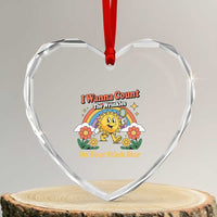 Funny I Wanna Count The Wrinkles On Your Stink Star Heart Crystal Glass Ornament Adult Humor - Wonder Print Shop