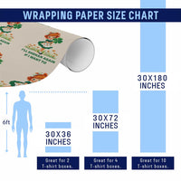 Funny I Will Shenan Again If I Want To Wrapping Paper Roll Cute Aesthetic Irish Girl Shamrock St Patricks Day Humor