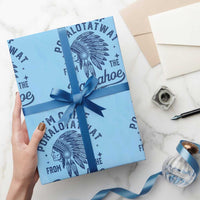 Funny I'm Chief Pokalotatwat from The Tribe Wrapping Paper Roll Indigenous Native American Headdress