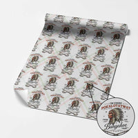 Funny I'm Chief Pokalotatwat from The Tribe Wrapping Paper Roll Indigenous Native American Vintage Headdress